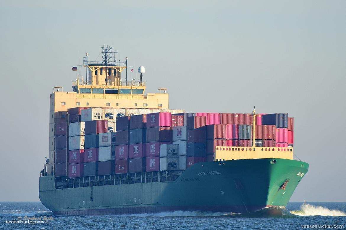 Cape-Ferrol - Container Ship vessel registered in Marshall Islands