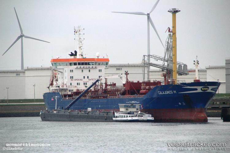 Calajunco-M - Chemical Oil Products Tanker vessel registered in Italy