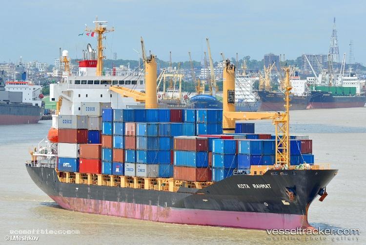 Kota-Rahmat - Container Ship vessel registered in Singapore