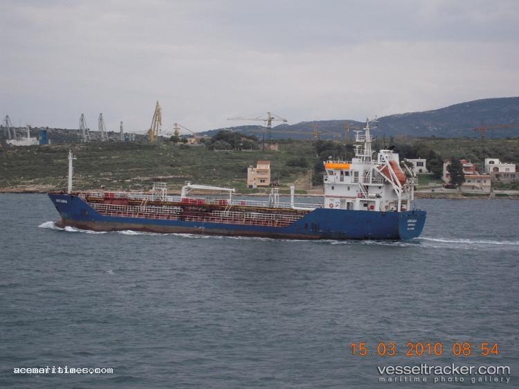 Arcadia - Chemical Oil Products Tanker vessel registered in Greece