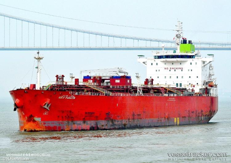 Gulf-Fanatir - Chemical Oil Products Tanker vessel registered in Panama