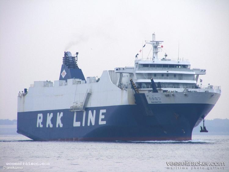 Wakanatsu - Vehicles Carrier vessel registered in Japan