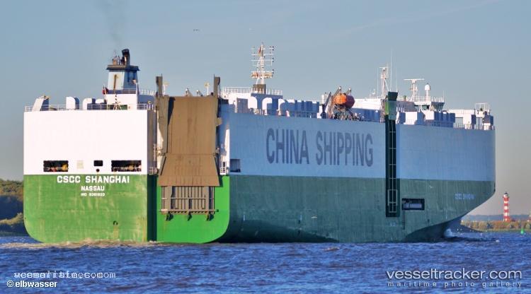 Rcc-Shanghai - Vehicles Carrier vessel registered in Bahamas