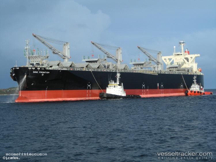 Nine-Frontier - Wood Chips Carrier vessel registered in Panama