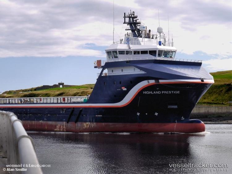 Highland-Prestige - Offshore Tug Supply Ship vessel registered in United Kingdom