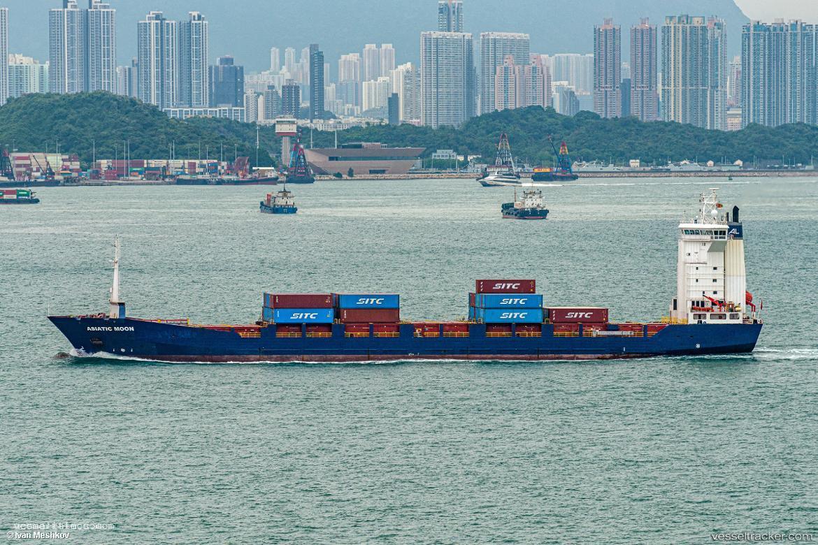 Msc-Moon-F - Container Ship vessel registered in Liberia