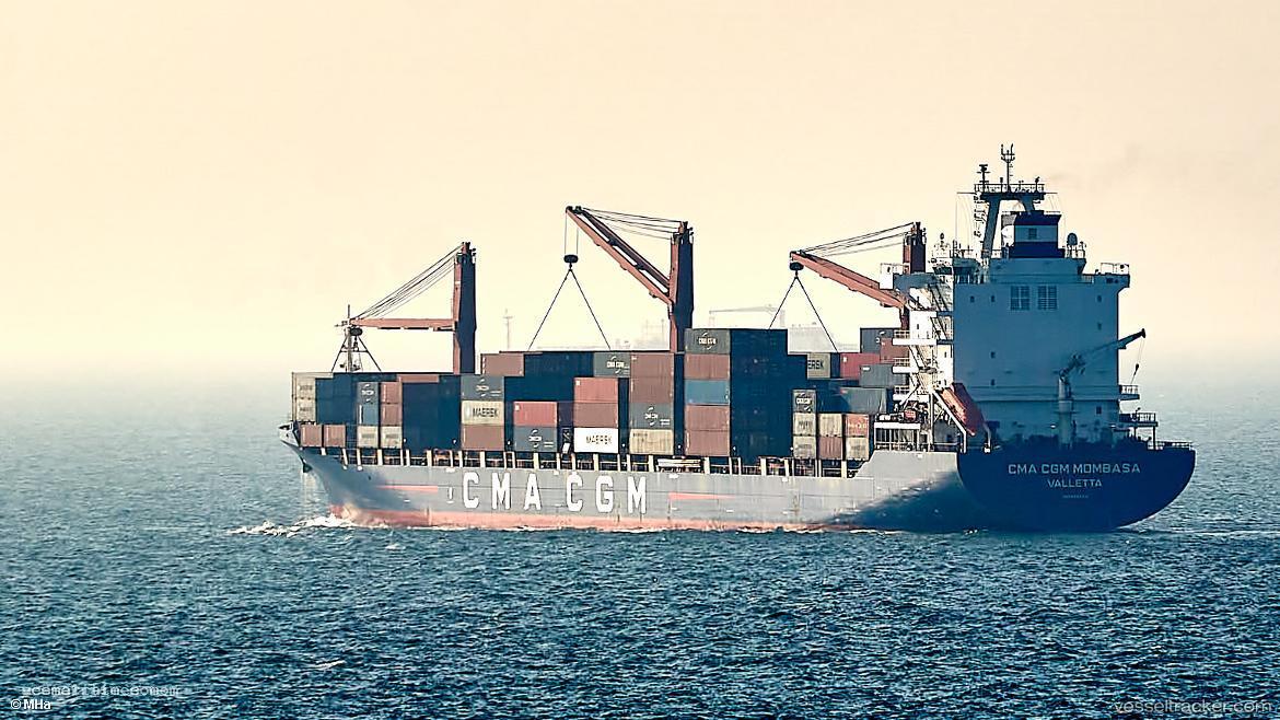 Cma-Cgm-Mombasa - Container Ship vessel registered in Malta