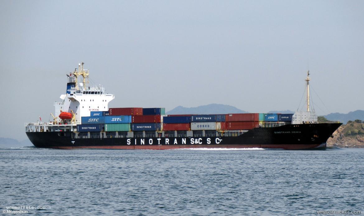 Sinotrans-Osaka - Container Ship vessel registered in Hong Kong