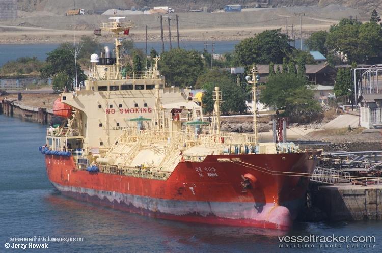 Ms-Zinnia - Lpg Tanker vessel registered in South Korea