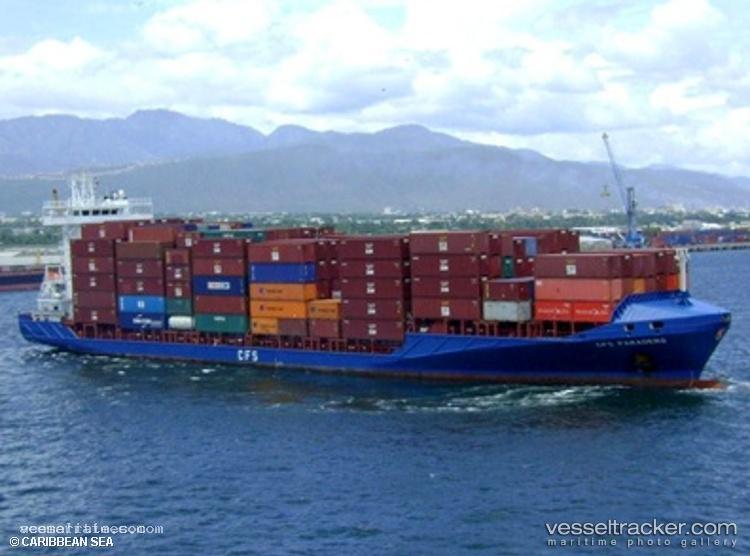 Paradero - Container Ship vessel registered in Antigua and Barbuda