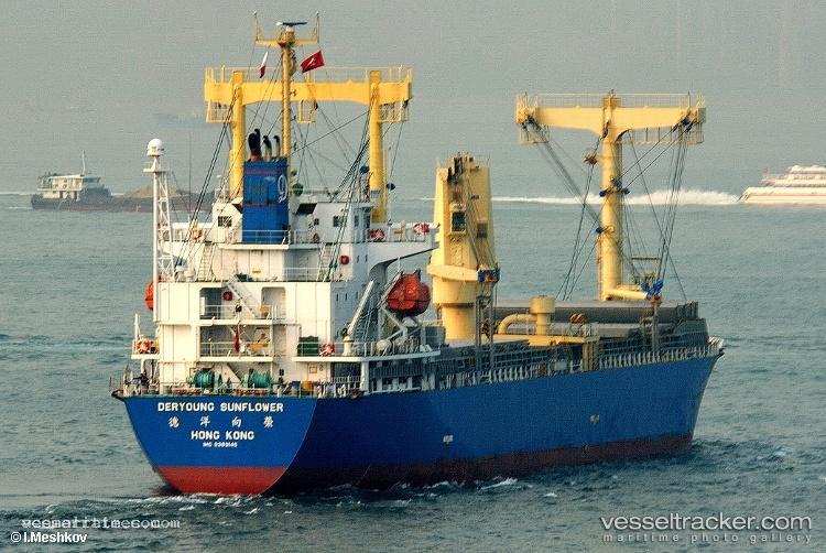 Deryoung-Sunflower - General Cargo Ship vessel registered in Hong Kong