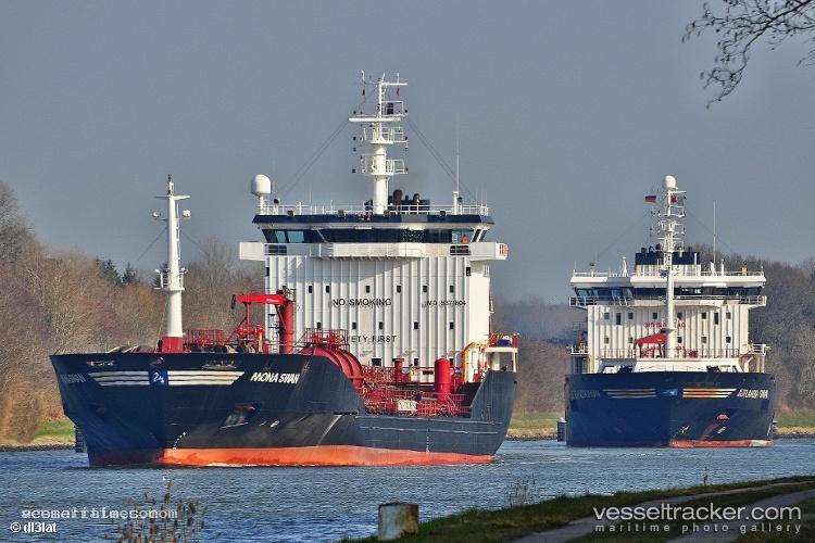 Mona-Swan - Chemical Oil Products Tanker vessel registered in Denmark