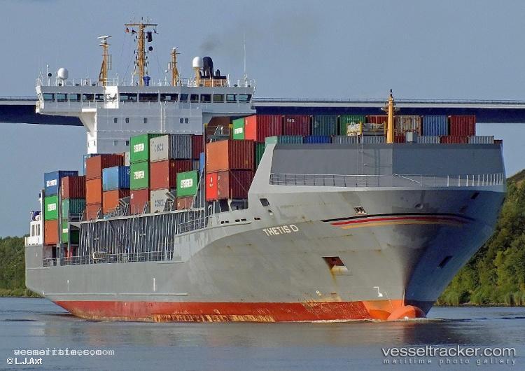 Thetis-D - Container Ship vessel registered in Cyprus