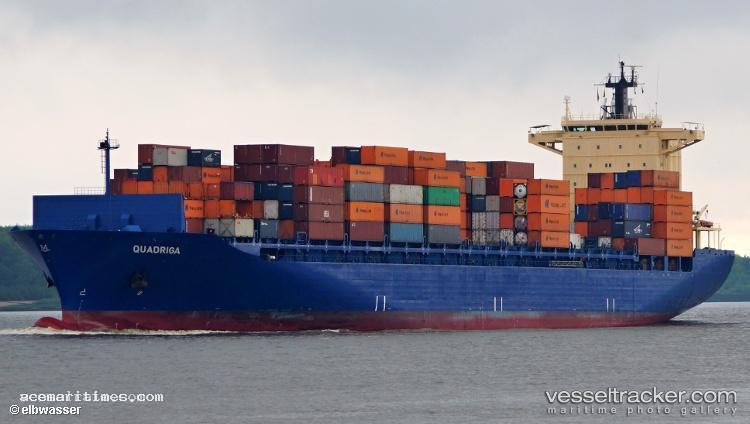 Burgundy - Container Ship vessel registered in Malta