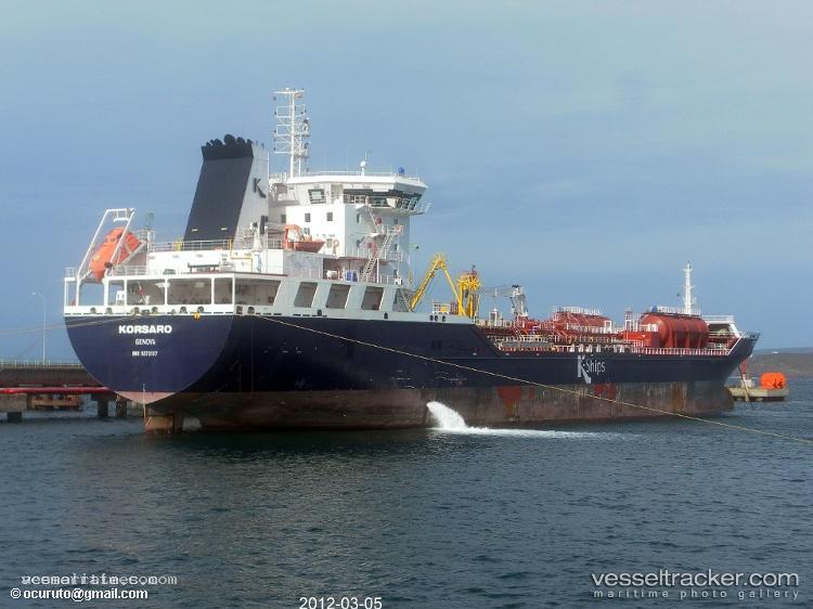Korsaro - Chemical Oil Products Tanker vessel registered in Malta