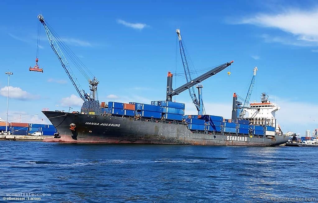 Hansa-Augsburg - Container Ship vessel registered in Liberia