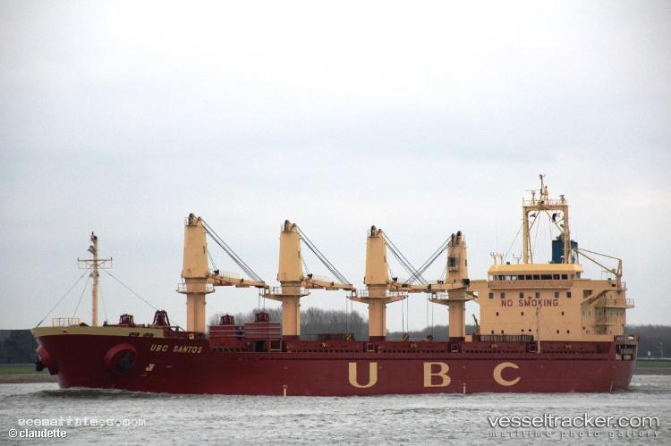 Ubc-Santos - General Cargo Ship vessel registered in Cyprus