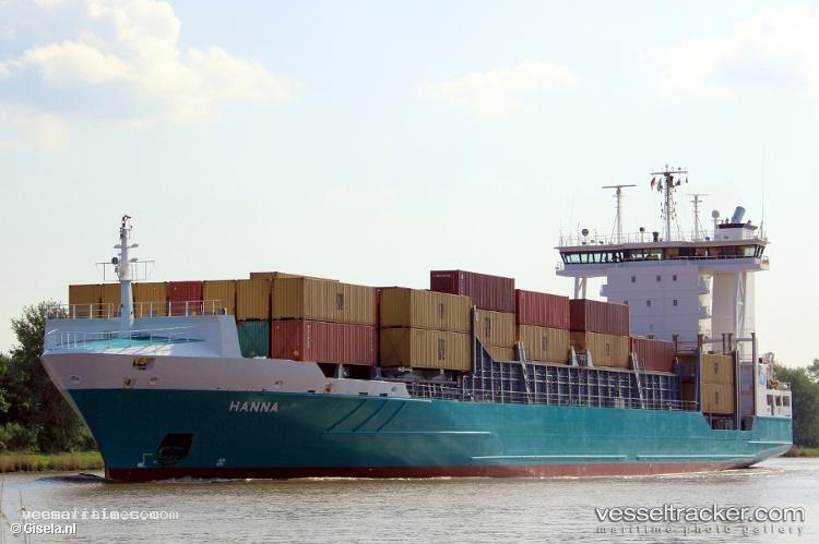 Hanna - Container Ship vessel registered in Cyprus