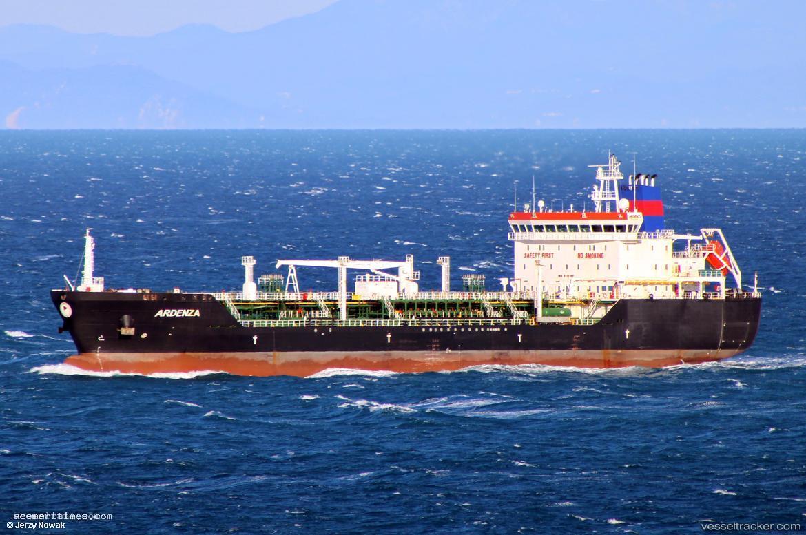 Ardenza - Chemical Oil Products Tanker vessel registered in Italy