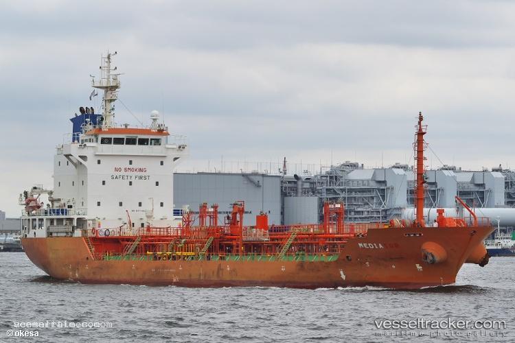 Media - Chemical Oil Products Tanker vessel registered in South Korea