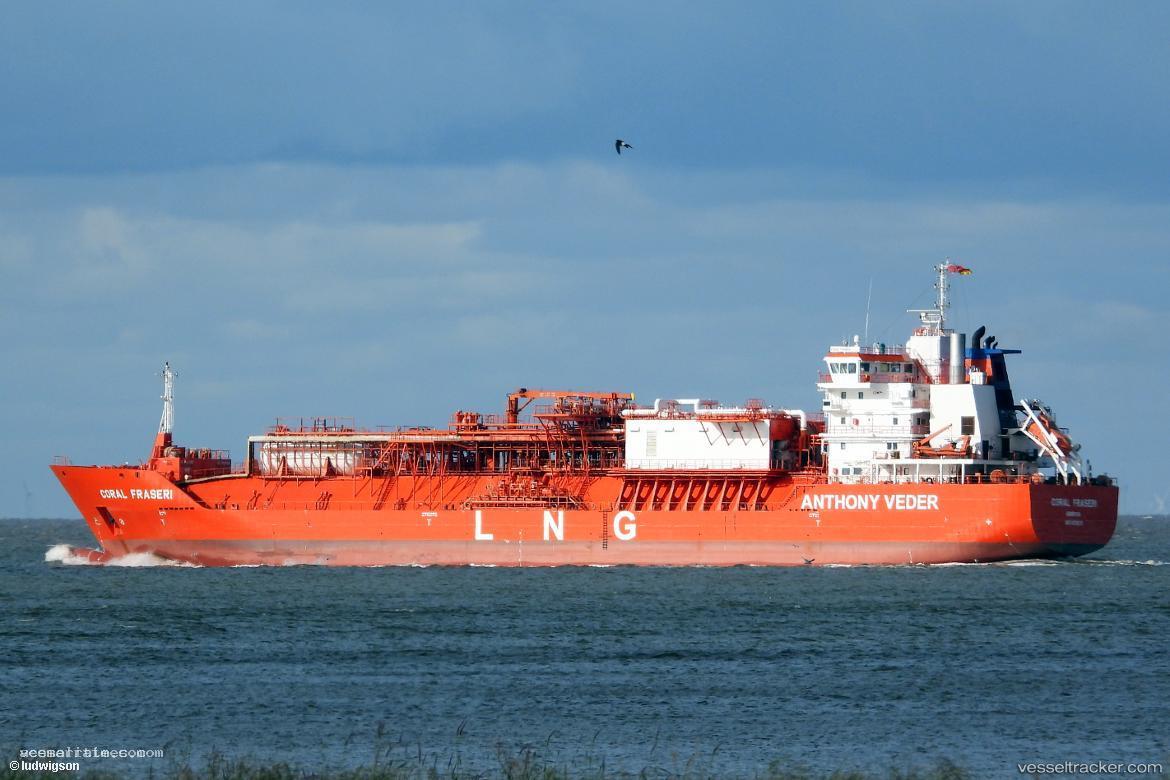 Coral-Fraseri - Lng-Lpg Combination Gas Tanker vessel registered in Liberia