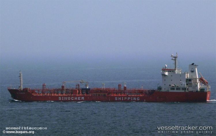 Sc-Tianjin - Chemical Oil Products Tanker vessel registered in Hong Kong