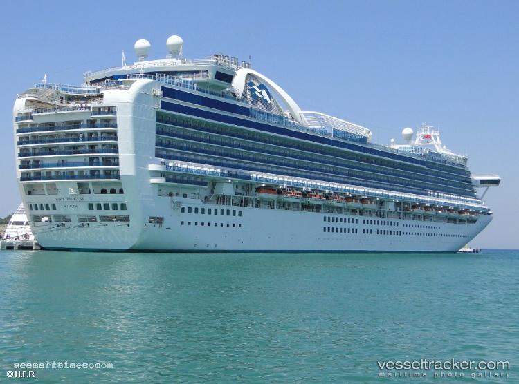 Ruby-Princess - Cruise Ship vessel registered in Bermuda
