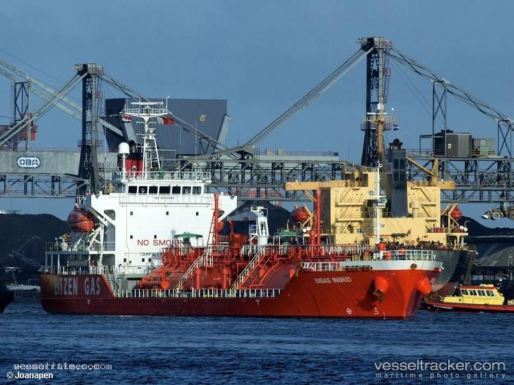 Sigas-Ingrid - Lpg Tanker vessel registered in Panama