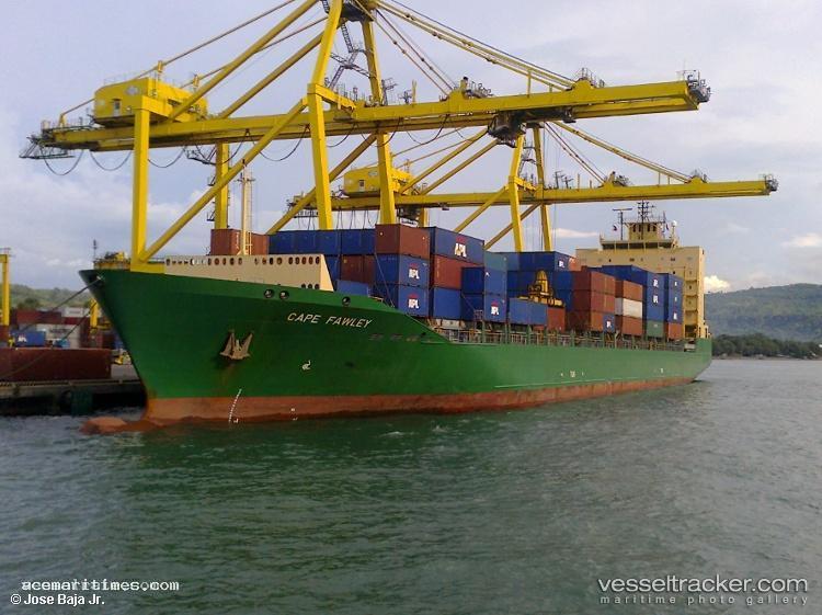 Cape-Fawley - Container Ship vessel registered in Marshall Islands