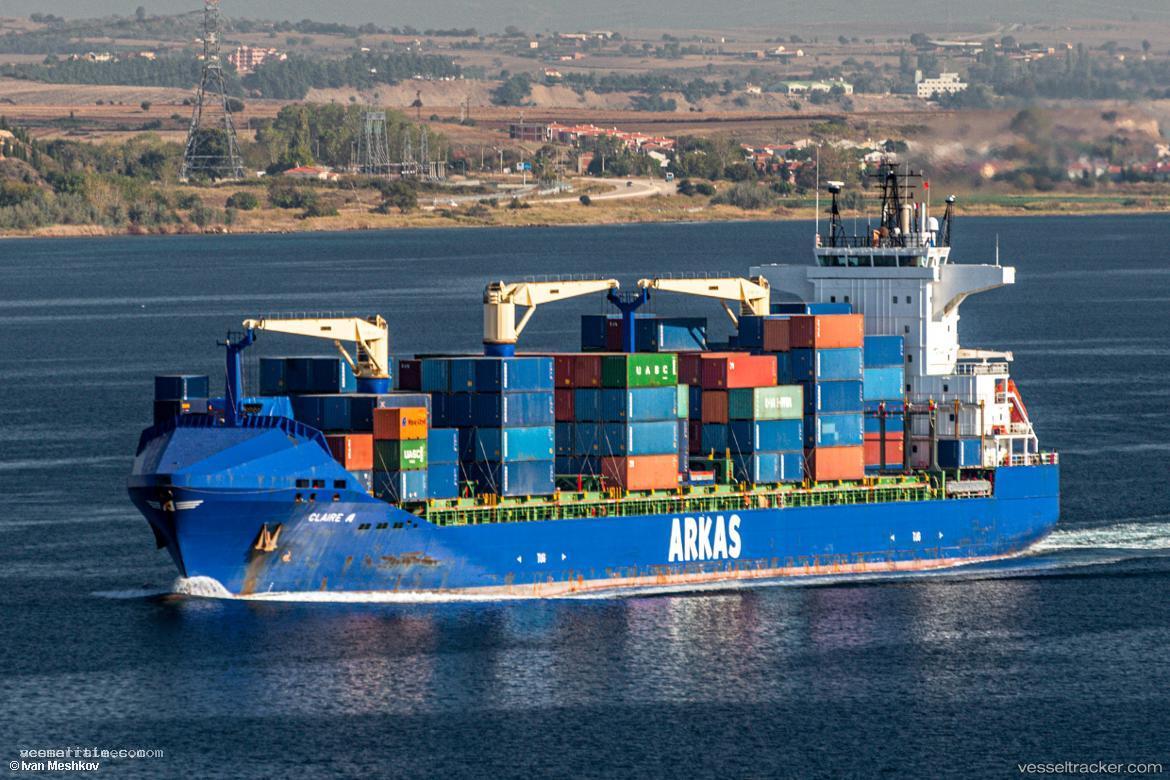 Claire-A - Container Ship vessel registered in Turkey