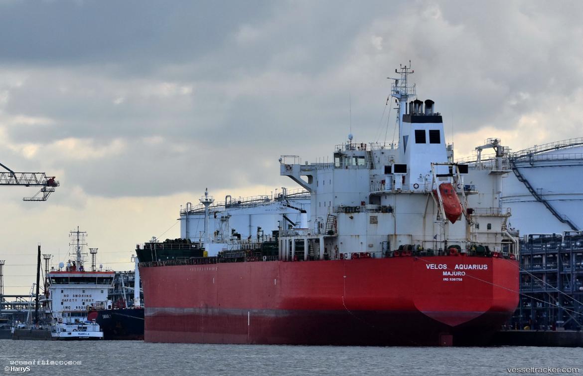 Velos-Aquarius - Chemical Oil Products Tanker vessel registered in Marshall Islands