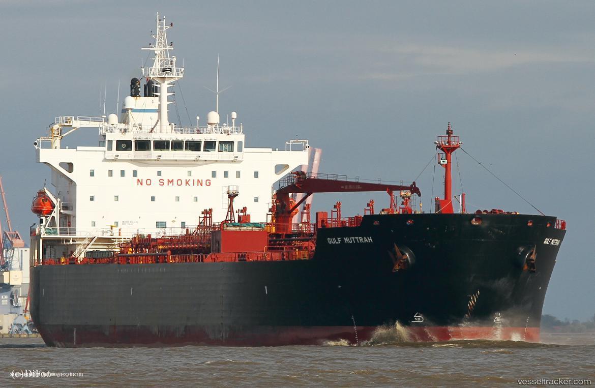 Gulf-Muttrah - Chemical Oil Products Tanker vessel registered in Bahamas