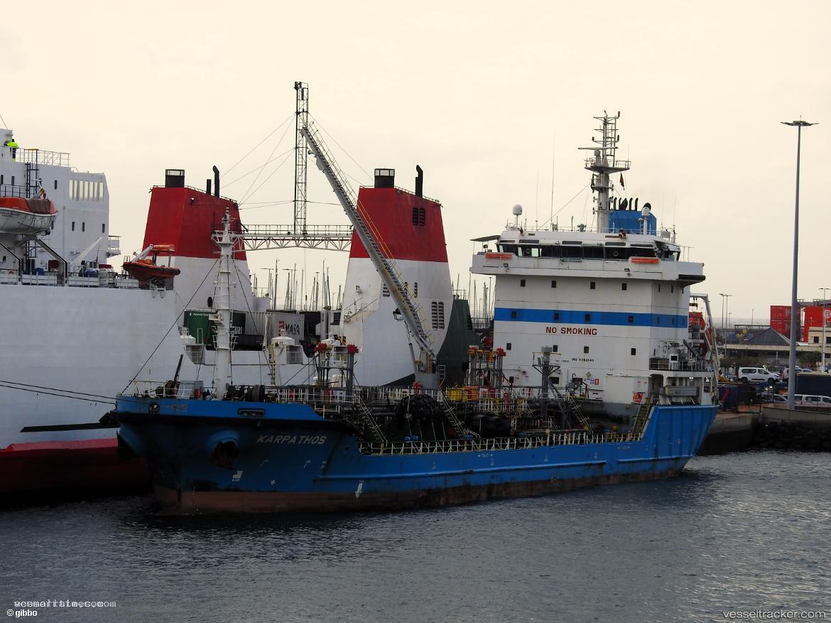 Karpathos - Oil Products Tanker vessel registered in Cyprus