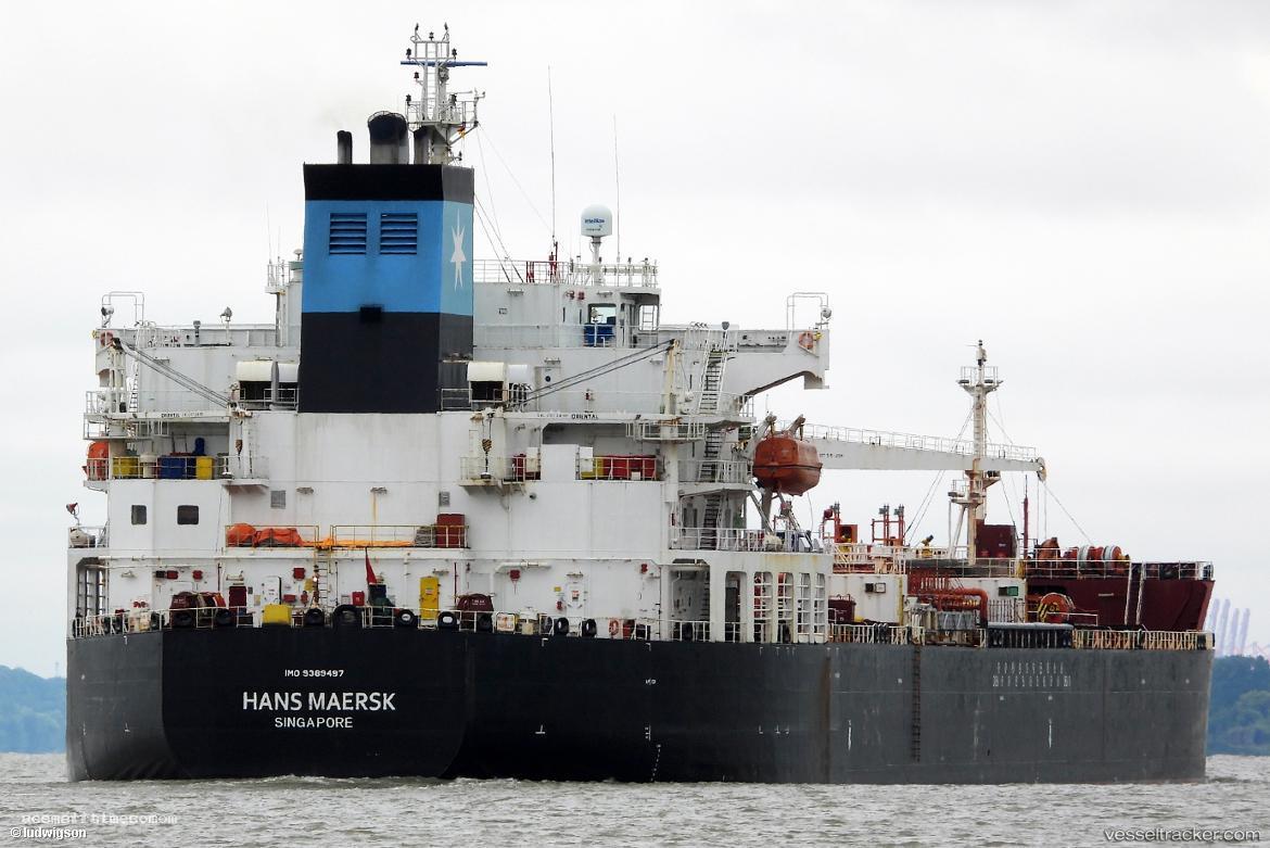 Hans-Maersk - Chemical Oil Products Tanker vessel registered in Singapore