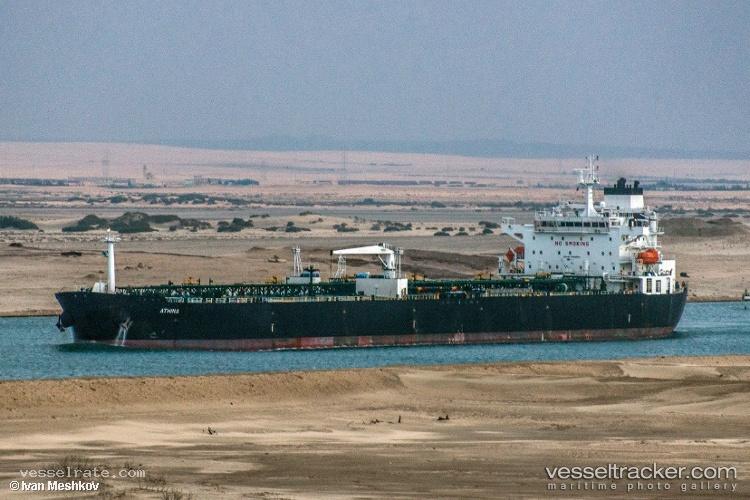 Athina - Crude Oil Tanker vessel registered in Liberia
