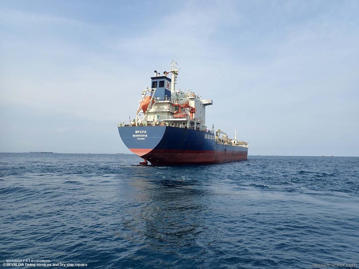 Nipayia - Chemical Oil Products Tanker vessel registered in Liberia