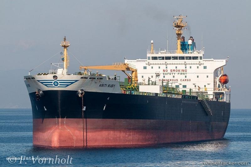 Kriti-Ruby - Chemical Oil Products Tanker vessel registered in Greece