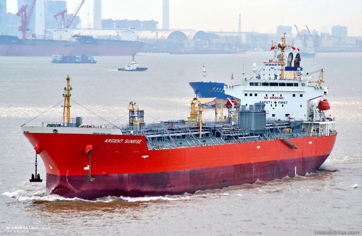 Argent-Sunrise - Chemical Oil Products Tanker vessel registered in Panama