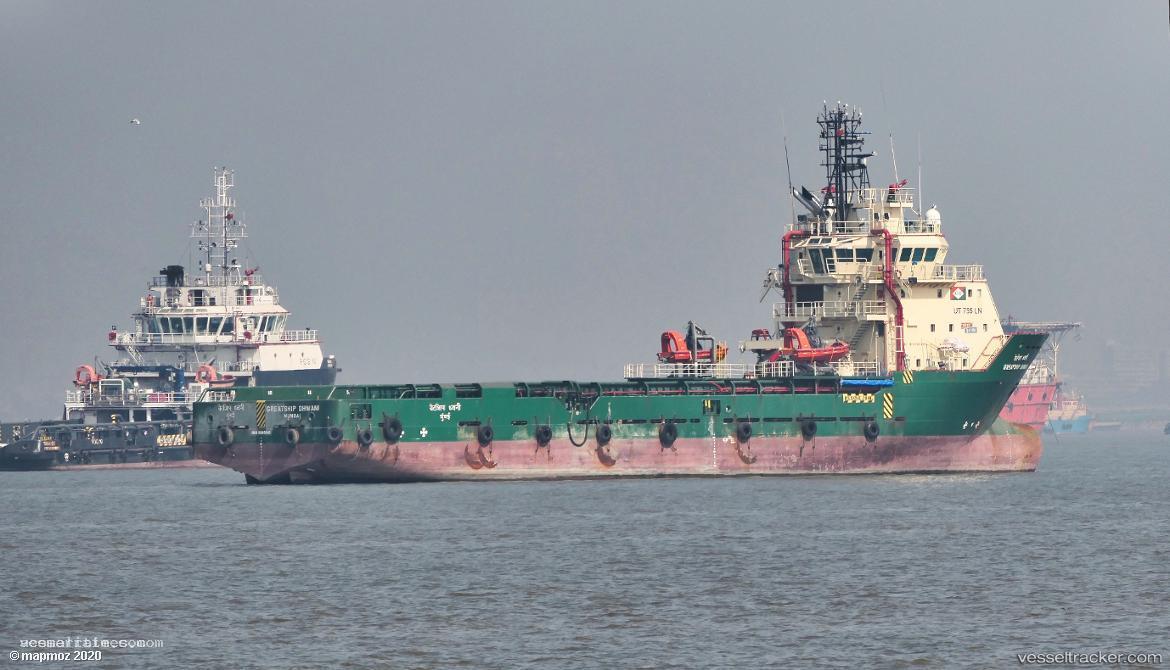 Greatship-Dhwani - Offshore Tug Supply Ship vessel registered in India