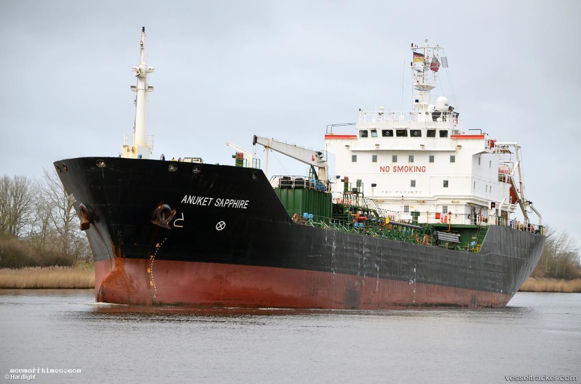 Anuket-Sapphire - Chemical Oil Products Tanker vessel registered in Malta