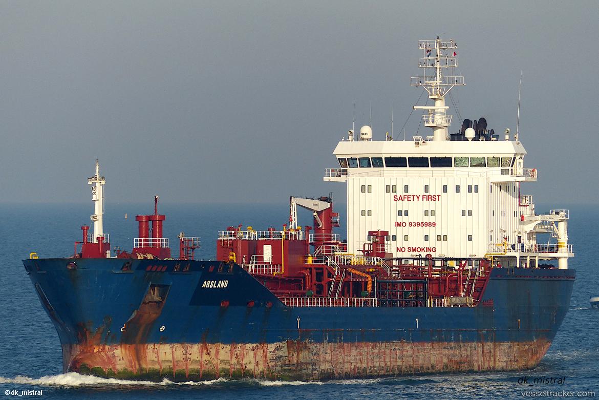 Arsland - Chemical Oil Products Tanker vessel registered in Malta