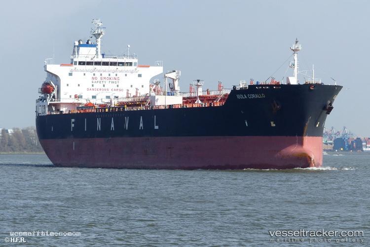 Elandra-Corallo - Chemical Oil Products Tanker vessel registered in Liberia