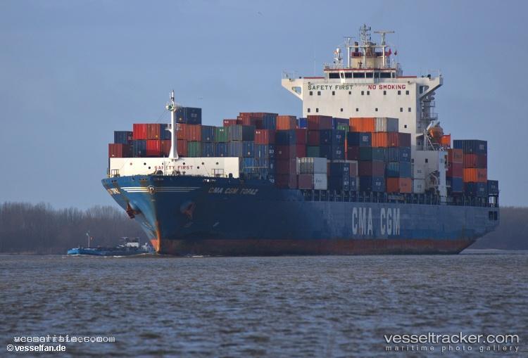Cma-Cgm-Topaz - Container Ship vessel registered in Liberia