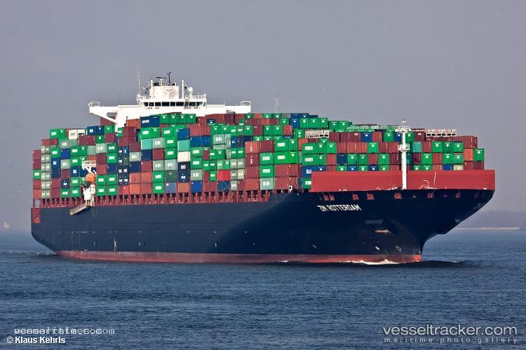 Rotterdam - Container Ship vessel registered in Liberia