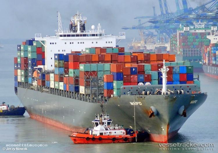 Maipo - Container Ship vessel registered in Liberia
