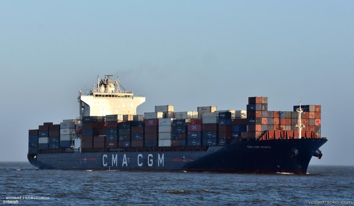 Cma-Cgm-Osaka - Container Ship vessel registered in Malta