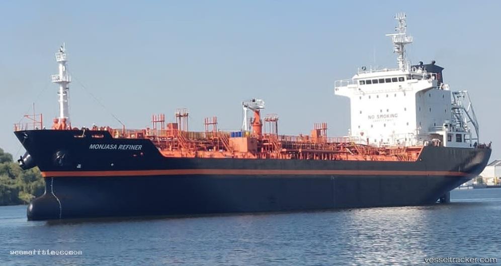 Monjasa-Refiner - Chemical Oil Products Tanker vessel registered in Liberia