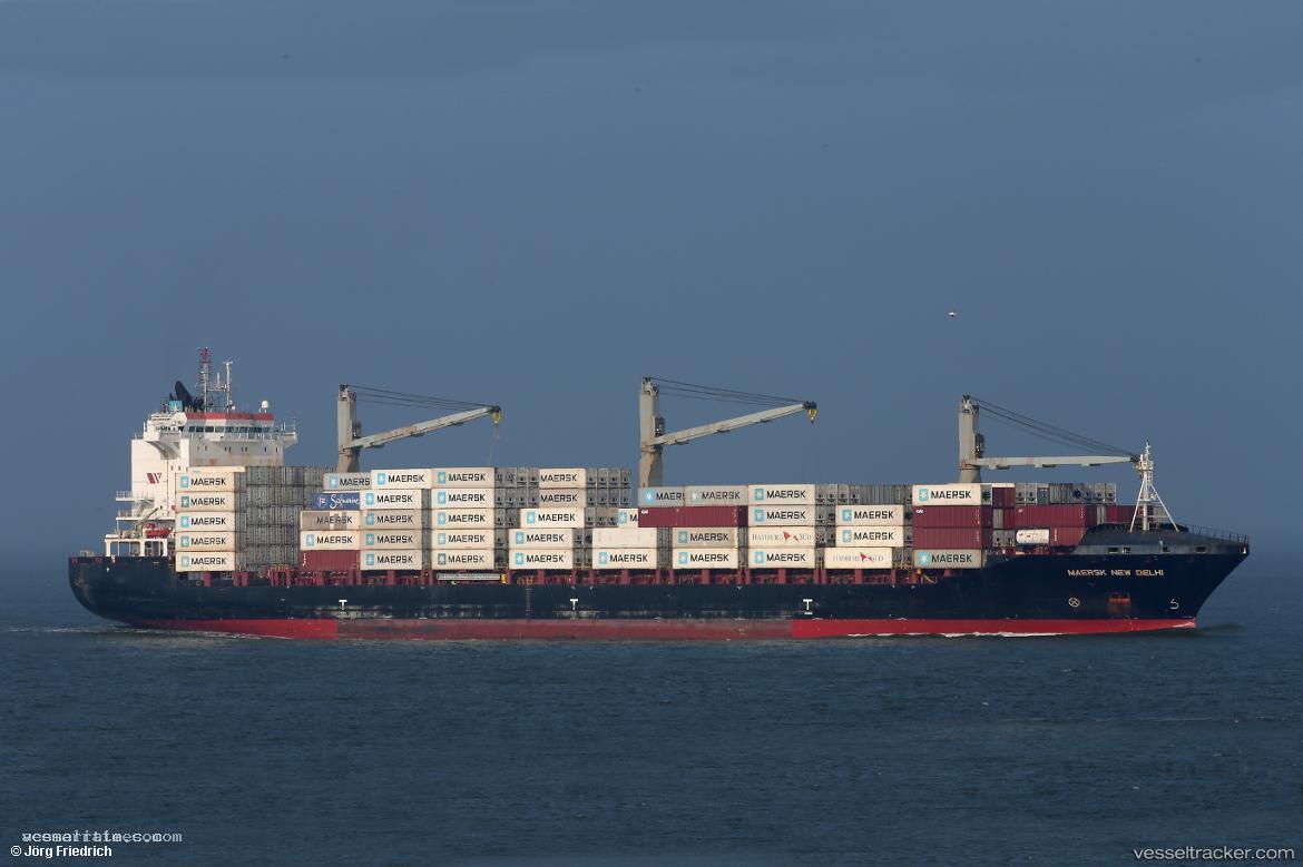 Maersk-New-Delhi - Container Ship vessel registered in Hong Kong