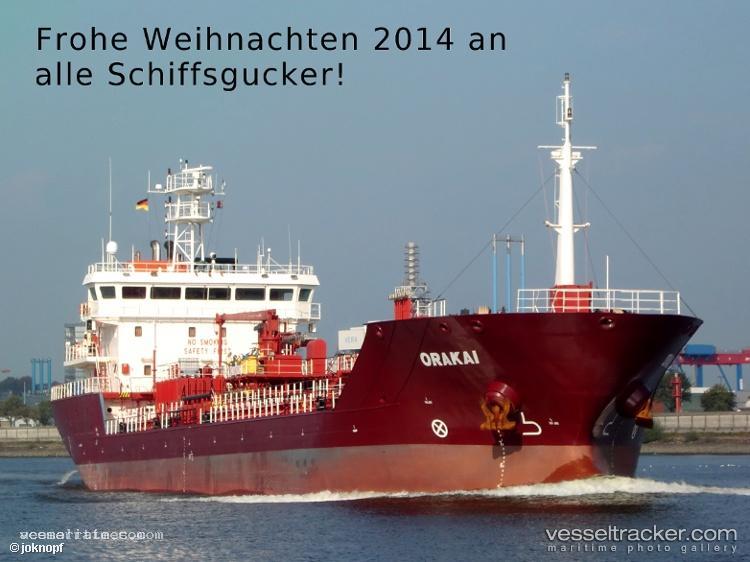 Orakai - Chemical Oil Products Tanker vessel registered in Portugal