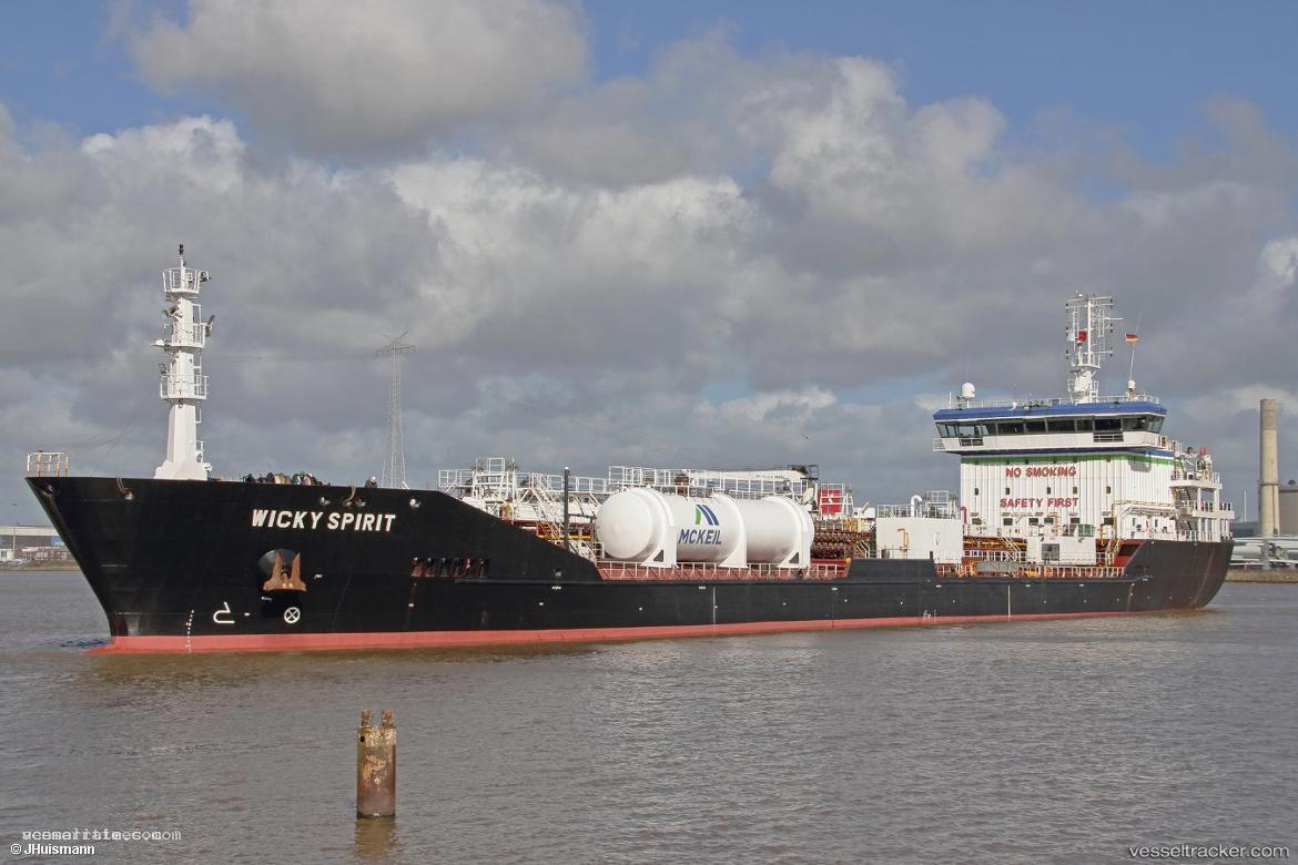 Wicky-Spirit - Chemical Oil Products Tanker vessel registered in Canada